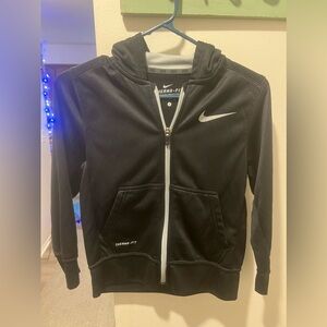 Kids/Boys black Nike zip-up jacket